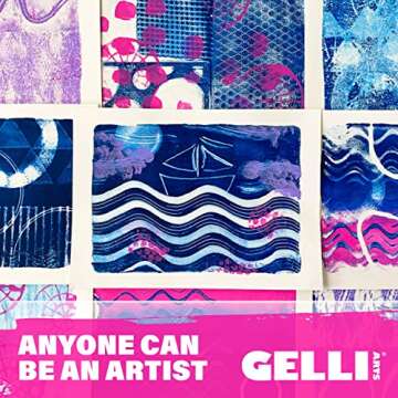 Gelli Arts Gel Printing Plate - 9" X 12" Reusable Gel Printing Plate, Printmaking Supplies, Monoprin...