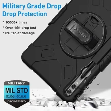 Durable SUPFIVES Case for Galaxy Tab S9 Plus 12.4 Inch