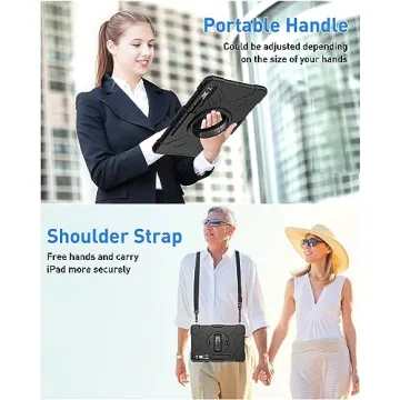 Durable SUPFIVES Case for Galaxy Tab S9 Plus 12.4 Inch