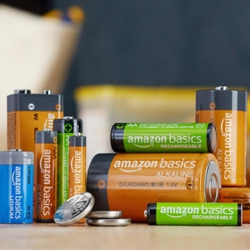 Amazon Basics 12-Pack Rechargeable AAA NiMH Batteries