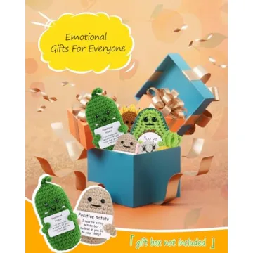 Crochet Cucumber Doll - Cute & Funny Room Decor