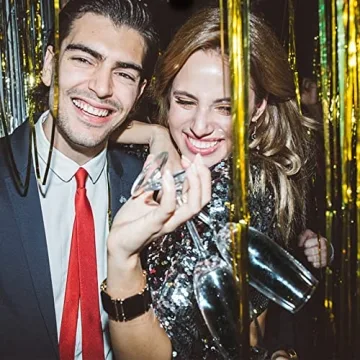 2 Pack Gold Decorations for Birthday and Party Supplies