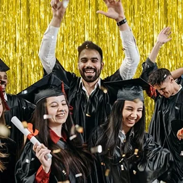 2 Pack Gold Decorations for Birthday and Party Supplies