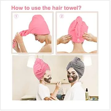 5 Pcs Pink Hair Brush Travel Set for Curly Hair Detangling Brush Set,Circle Vented Hair Brush,Hair Towel Wrap,Hair Scalp Massager Shampoo Brush with a Clear Toiletry Bag Hairbrushes and Combo Set