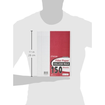 Top Flight Filler Paper 150 Sheets for Smooth Writing