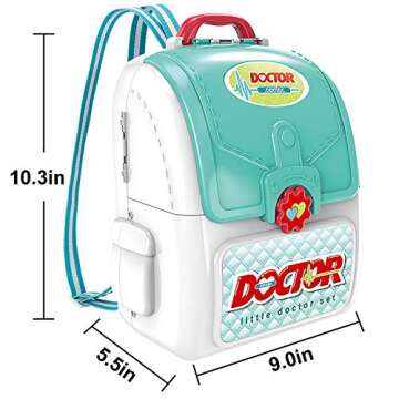 INNOCHEER Doctor Kit for Kids 22-Piece Roleplay Set