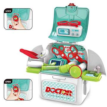 INNOCHEER Doctor Kit for Kids 22-Piece Roleplay Set