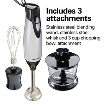 Hamilton Beach Immersion Blender 4-in-1 Kitchen Tool