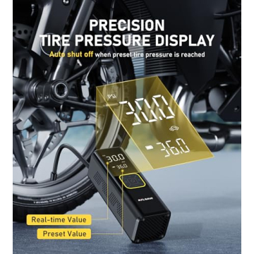 Portable Tire Inflator - Fast & Cordless Air Pump