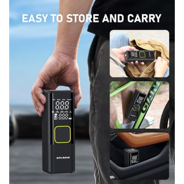 Portable Tire Inflator - Fast & Cordless Air Pump