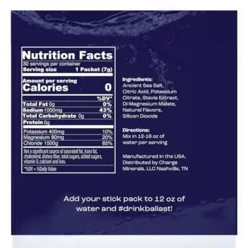 Ballast Zero-Sugar Electrolytes Citrus Lime Hydration Powder