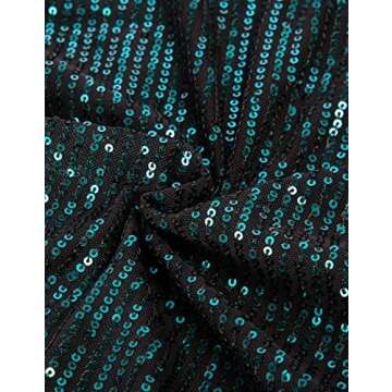 Sparkly One Shoulder Cocktail Dress for Women