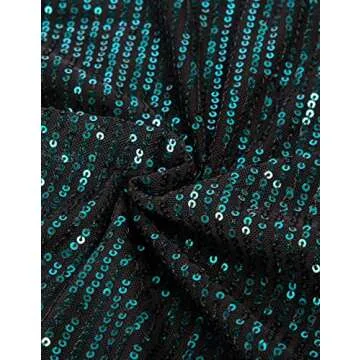 Sparkly One Shoulder Cocktail Dress for Women