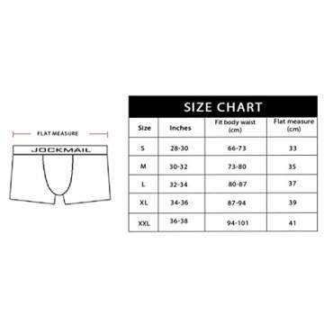 Jiyaru Men's Padded Boxer Brief Cotton Underwear Butt Enhancer Soft Trunk Blue L