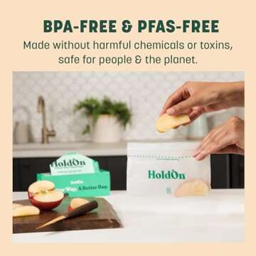 Compostable Zipseal Snack Bags for Eco-Friendly Food Storage