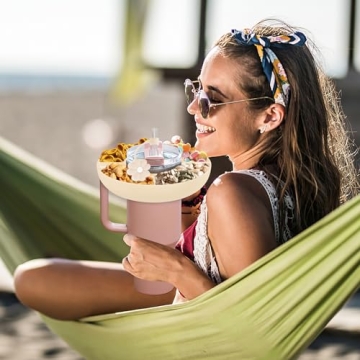 insefocc 40 oz Snack Bowl - Perfect for On-the-Go Snacking