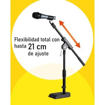 Stage Rocker Adjustable Microphone Stand for Versatile Use