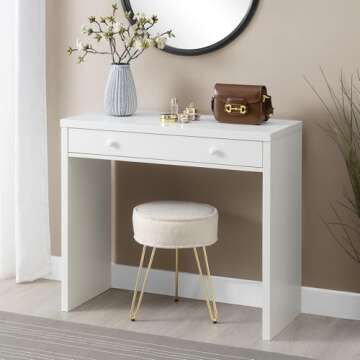 Convenience Concepts Northfield Desk with Drawer – Stylish & Functional