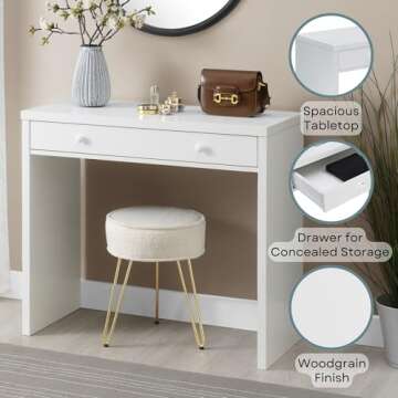 Convenience Concepts Northfield Desk – Stylish & Compact