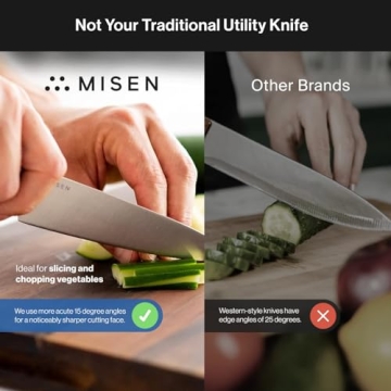 Misen Ultimate Chef's Knife - High Carbon Precision Kitchen Tool
