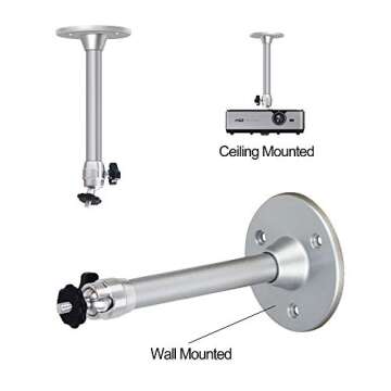 Drsn Mini Ceiling Projector Mount - Compatible for Projectors and Cameras