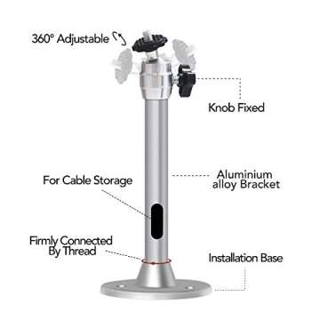 Drsn Mini Ceiling Projector Mount for Versatile Installations