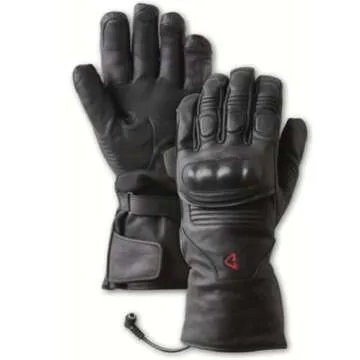 Gerbing 12V Vanguard Heated Motorcycle Gloves,Leather with AQUATEX Membrane, Full Gauntlet, Thinsulate Insulation M