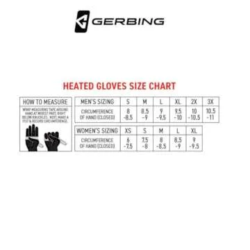 Gerbing 12V Vanguard Heated Motorcycle Gloves,Leather with AQUATEX Membrane, Full Gauntlet, Thinsulate Insulation M