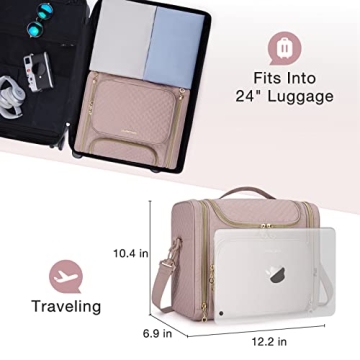BAGSMART Travel Toiletry Bag - Stylish & Functional Organizer