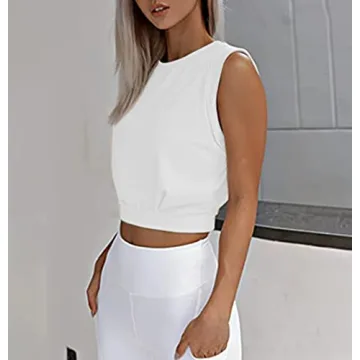 Stylish iGENJUN Workout Crop Tops for Women