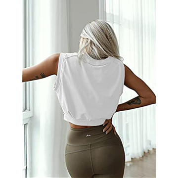 Stylish iGENJUN Workout Crop Tops for Women