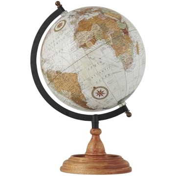 Deco 79 Mango Wood Globe - Elegant Home Decor for All Ages