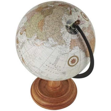 Elegant Deco 79 Mango Wood Globe for Home Office Decor