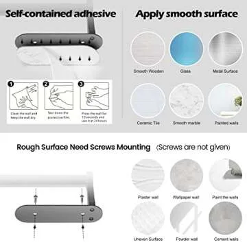 Tclouda Aluminum Alloy Paper Towel Holder Under Cabinet