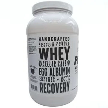 Magician Black Magic Multi-Source Protein - Whey, Egg, Casein Complex with Enzymes & MCT's - Keto, Low Sugar - Pre/Post Workout - Fruit Whirls Flavor - 24g Protein - 2 LB