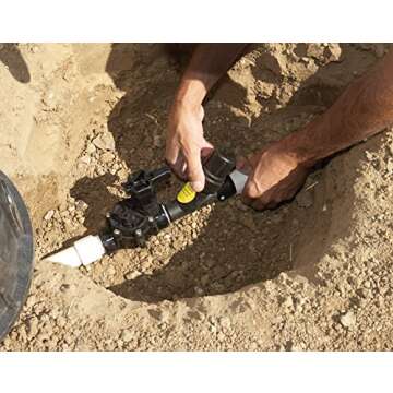 Rain Bird PRF10040S Drip Irrigation In-Line 40 psi Pressure Regulating "Y" Filter, 1" Male Pipe Thre...