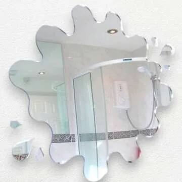 Super Cool Creations Puddle Mirror with Six Splash Mirrors 45cm x 42cm