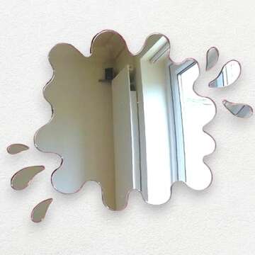 Super Cool Creations Puddle Mirror with Six Splash Mirrors 45cm x 42cm