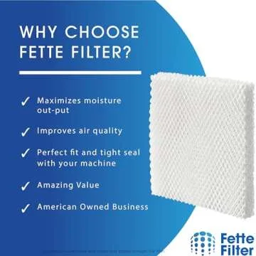 Fette Filter T Humidifier Filters for Honeywell HEV615 HEV620