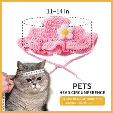 Adorable Cat Hat for Pet Costume Fun Holiday Dress Up