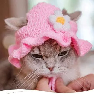 Adorable Cat Hat for Pet Costume Fun Holiday Dress Up