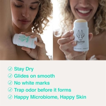 Hume Aluminum Free Deodorant for Sensitive Skin - 2-Pack
