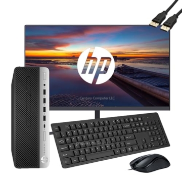 HP ProDesk 600 G3 SFF i5 Desktop Bundle with Monitor