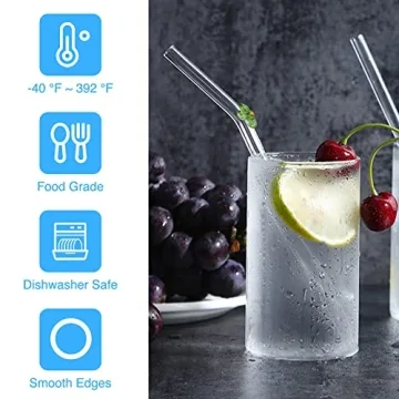 Reusable Flower Glass Straws - Perfect for Every Drink