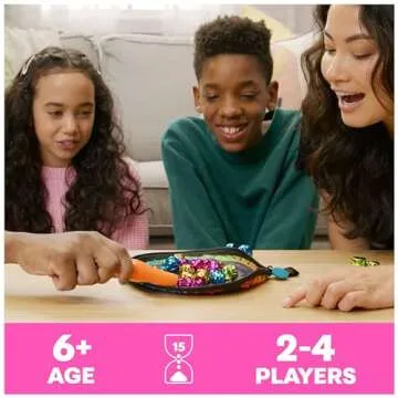 Spin Master Games, Bellz! The Quick to Pick-up Family Magnet Game with Magnetic Wand and Bells, Gift...