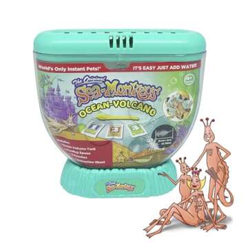 Sea-Monkeys® Ocean Volcano - World's Only Instant Pets® - Assorted Colors - Ages 6+ (Pack of 1)