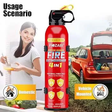 FIOZABI Fire Extinguisher Spray - 2 Pack for Ultimate Safety