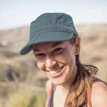 Sunday Afternoons Sun Tripper Cap - UPF 50+ Sun Protection Cadet Hat for Running - Adjustable - Packable - Men's & Women's Outdoor Radar Hat, Mineral, Large