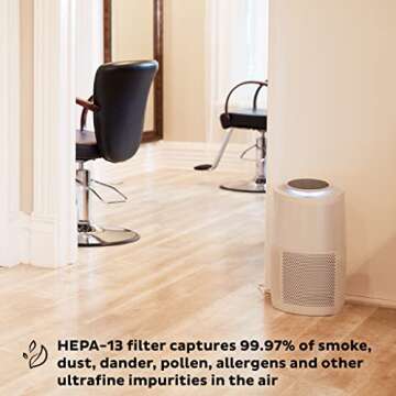Instant HEPA Quiet Air Purifier - Cleans Air in Minutes