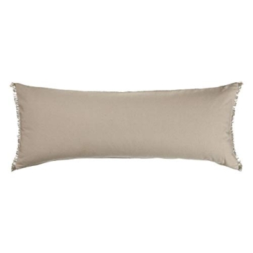 LR Home Polyester Neutral Tan Lumbar Throw Pillow
